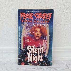 Fear Street Silent Night Super Chiller R.L. Stine Paperback Book VTG 90s Vintage